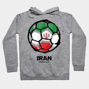 Iran Football Country Flag Hoodie